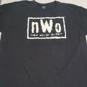 WWE Authentic 2019 NWO Black White T-shirt Mens 2XL Hulk Hogan